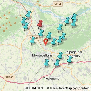 Mappa Via Linea, 31044 Montebelluna TV, Italia (4.10211)