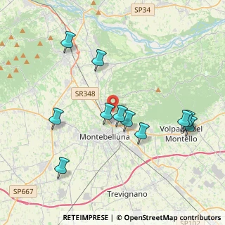 Mappa Via Linea, 31044 Montebelluna TV, Italia (4.04727)