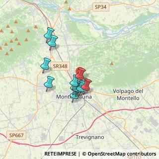Mappa Via Linea, 31044 Montebelluna TV, Italia (2.65909)