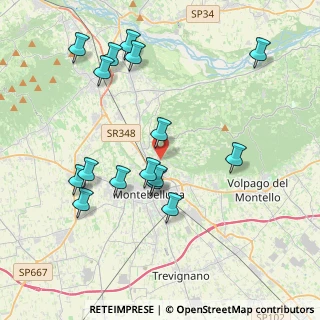 Mappa Via Linea, 31044 Montebelluna TV, Italia (4.1475)