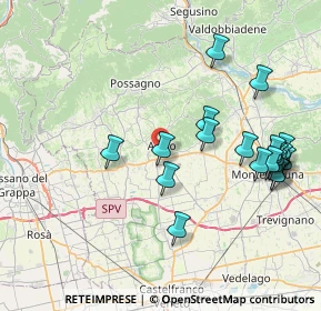 Mappa 31011 Asolo TV, Italia (8.6875)