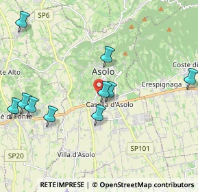 Mappa 31011 Asolo TV, Italia (2.45909)