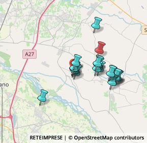 Mappa Via della Carrera, 31010 Cimadolmo TV, Italia (2.8495)