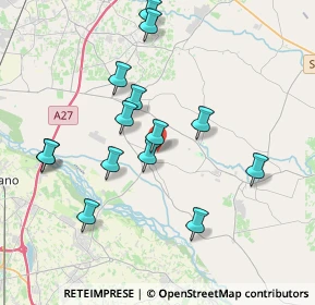 Mappa Via della Carrera, 31010 Cimadolmo TV, Italia (3.69857)