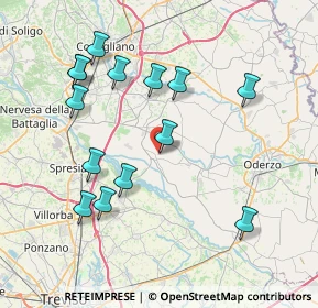 Mappa Via della Carrera, 31010 Cimadolmo TV, Italia (8.00429)