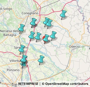 Mappa Via della Carrera, 31010 Cimadolmo TV, Italia (6.98467)