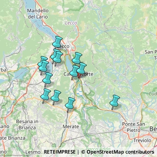 Mappa Via Padri Serviti, 23801 Calolziocorte LC, Italia (6.44154)