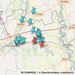 Mappa Via Camillo Benso Conte di Cavour, 30026 Portogruaro VE, Italia (2.9585)