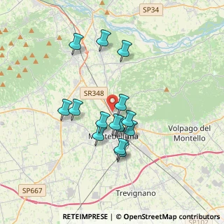 Mappa Via Castelli, 31044 Montebelluna TV, Italia (2.99429)
