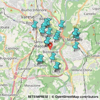 Mappa Via Adriatico, 21100 Varese VA, Italia (1.579)