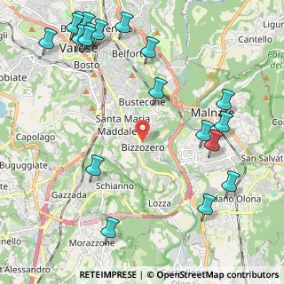 Mappa Via Adriatico, 21100 Varese VA, Italia (2.85474)