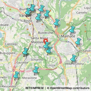 Mappa Via Adriatico, 21100 Varese VA, Italia (2.61882)