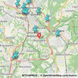 Mappa Via Adriatico, 21100 Varese VA, Italia (3.03615)