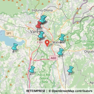 Mappa Via Adriatico, 21100 Varese VA, Italia (3.96636)