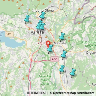 Mappa Via Adriatico, 21100 Varese VA, Italia (4.46364)