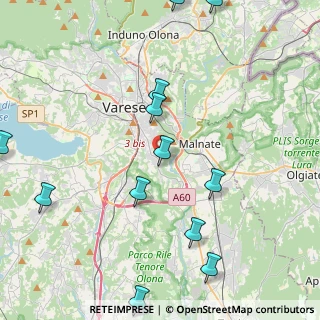 Mappa Via Adriatico, 21100 Varese VA, Italia (5.61846)