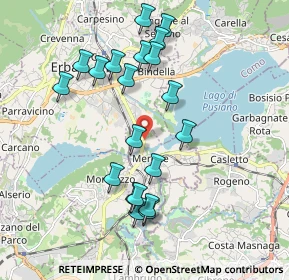 Mappa Lurago D'erba, 22046 Merone CO, Italia (1.877)