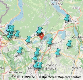 Mappa Via Vallassina, 22046 Merone CO, Italia (8.8755)