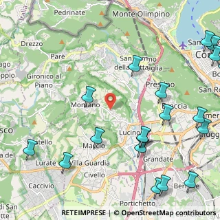 Mappa Cascina Arcissa, 22070 Montano Lucino CO, Italia (3.03421)