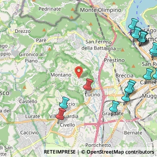 Mappa Cascina Arcissa, 22070 Montano Lucino CO, Italia (3.26944)