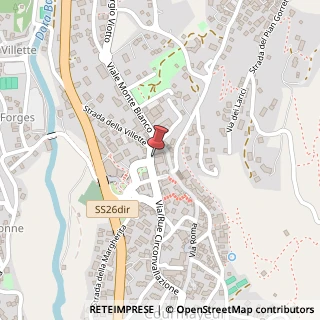 Mappa Via Circonvallazione, 71, 11013 Courmayeur, Aosta (Valle d'Aosta)