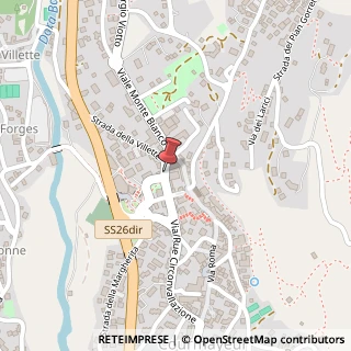 Mappa Via D. Albertario, 81, 11013 Courmayeur, Aosta (Valle d'Aosta)