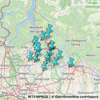 Mappa Via Tiziano Vecellio, 23801 Calolziocorte LC, Italia (10.137)