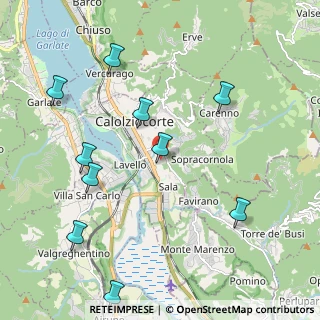 Mappa Via Tiziano Vecellio, 23801 Calolziocorte LC, Italia (2.91538)