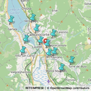 Mappa Via Tiziano Vecellio, 23801 Calolziocorte LC, Italia (1.8575)