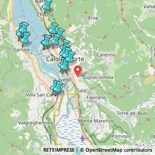Mappa Via Tiziano Vecellio, 23801 Calolziocorte LC, Italia (2.3125)