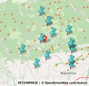 Mappa Contrà, 36062 Lusiana Conco VI, Italia (3.97143)