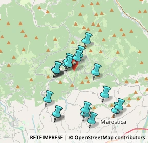 Mappa Contrà, 36062 Lusiana Conco VI, Italia (3.3695)