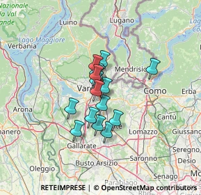 Mappa Via Bruno Buozzi, 21046 Malnate VA, Italia (8.21063)