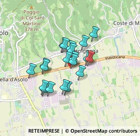 Mappa Via Bosco, 31010 Maser TV, Italia (0.601)