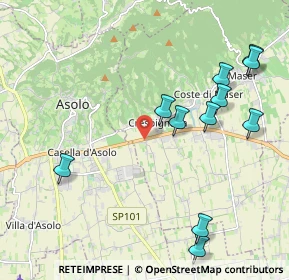 Mappa Via Bosco, 31010 Maser TV, Italia (2.33364)
