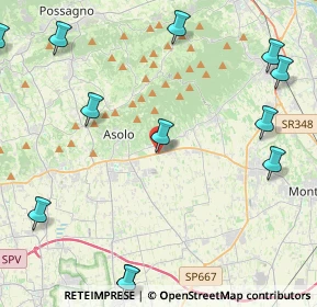 Mappa Via Bosco, 31010 Maser TV, Italia (6.91105)