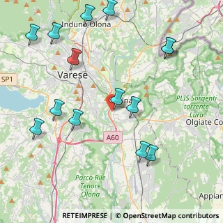 Mappa Via Buozzi, 21046 Malnate VA, Italia (4.99857)