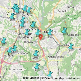 Mappa Via Buozzi, 21046 Malnate VA, Italia (2.878)