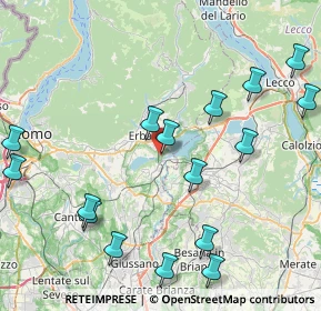 Mappa Via VIII Marzo, 22046 Merone CO, Italia (9.84688)
