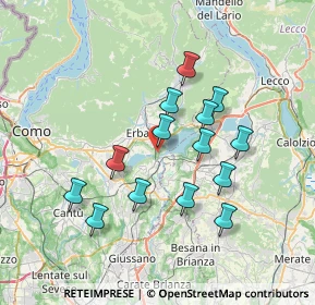 Mappa Via VIII Marzo, 22046 Merone CO, Italia (6.40571)