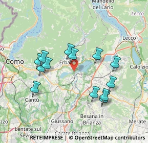 Mappa Via VIII Marzo, 22046 Merone CO, Italia (6.93231)