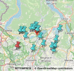 Mappa Via VIII Marzo, 22046 Merone CO, Italia (6.004)