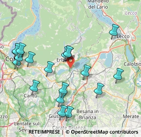 Mappa Via VIII Marzo, 22046 Merone CO, Italia (8.809)