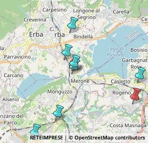 Mappa Via VIII Marzo, 22046 Merone CO, Italia (2.75455)