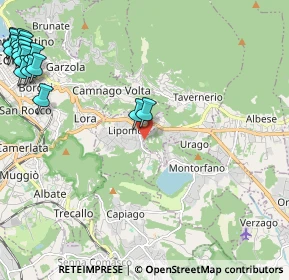 Mappa Via G. Morandi, 22038 Tavernerio CO, Italia (3.31467)