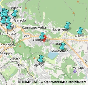 Mappa Via G. Morandi, 22030 Lipomo CO, Italia (2.92385)