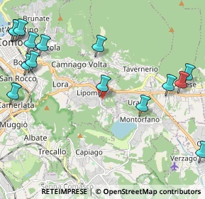 Mappa Via G. Morandi, 22030 Lipomo CO, Italia (2.894)