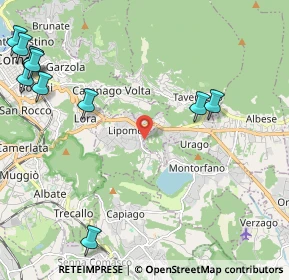 Mappa Via G. Morandi, 22038 Tavernerio CO, Italia (3.04818)