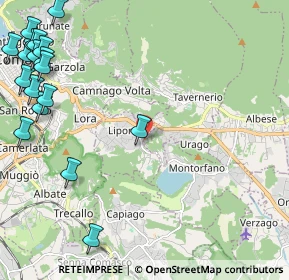 Mappa Via G. Morandi, 22038 Tavernerio CO, Italia (3.32368)