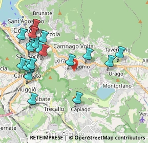 Mappa Via ai Ronchi, 22030 Lipomo CO, Italia (2.2655)